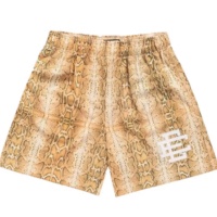 Yellow Snake Skin Shorts