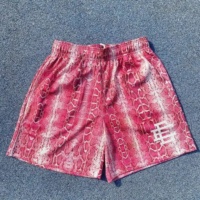 Red Snake Skin Shorts